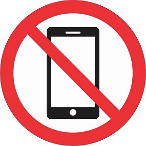 PROIBIDO O USO DE CELULAR