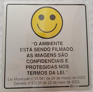 SORRIA ... VOCE ESTÁ SENDO FILMADO