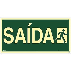 PLACA SAIDA - COM IMAGEM