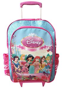 Mochila Escolar Princesas Disney Com Rodinhas