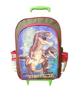 Mochila Escolar Dinossauro Com Rodinhas