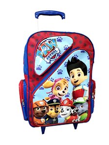 Mochila Escolar Patrulha Canina Com Rodinhas