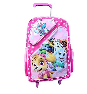 Mochila Escolar Patrulha Canina Com Rodinhas