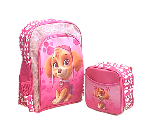 Mochila Escolar Skye + Lancheira Térmica