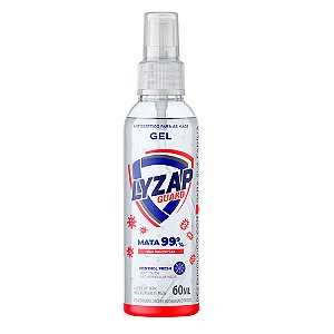 Álcool 70% Gel Lyzap Spray 60ml