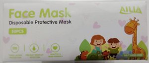 Mascara de Proteção Facial Infantil Caixa C/ 50UN