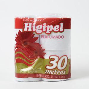 Papel Higienico Higipel Perfumado 30m 4un