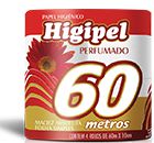 Papel Higienico Higipel Perfumado 60m 4un