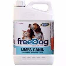 Detergente Limpa Canil Free Dog Start 5L