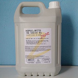 Hipoclorito De Sódio Zilar 5% 5L