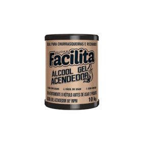 Acendedor Ácool Gel 80% Facilita 10kg