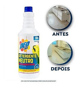 Detergente Deoline Hiperconcentrado Neutro Pós Obra 1L