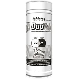 Desinfetante de Água Hidroall Duotab 75/25 7 Tablets 200g 1,4kg