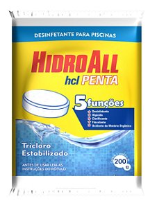 Cloro Hidroall Tablete Penta 200g