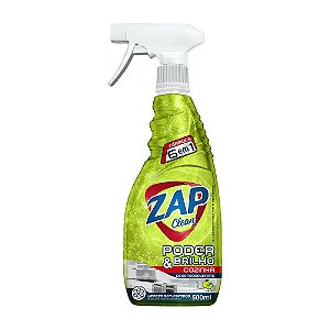 Desengordurante Zap Clean Spray Poder e Brilho Limão 500ml