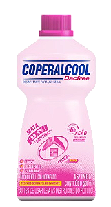 ALCOOL ETILICO 46°INPM COPERACOOL BACFREE FLORAL 500ML