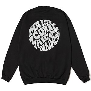 Moletom Careca MCMD "Round" Preto