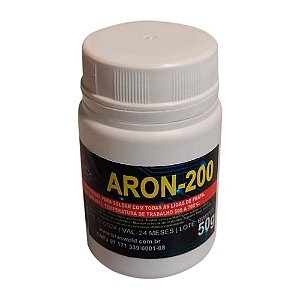 Fluxo solda e decapante 50GRS Aron 200 Prata e Phoscoper