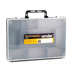 Caixa Organizadora Plástica VD 8020 Vonder 8 Divisórias