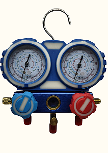Manifold com maleta R410/134/407/R32 alta e baixa mang 90cm