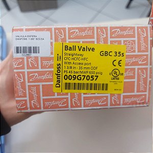 VALVULA ESFERA DANFOSS 9G7057 1.3/8 SOLDA