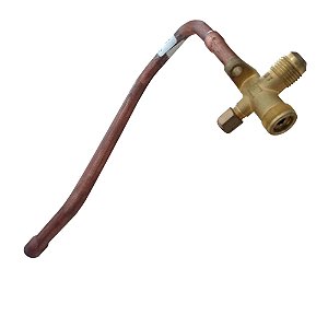 Válvula de serviço 1/2 longa para Split sem tampão c/ condutor
