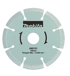 Disco Makita 80101 Corte Pedras Furo 20mm (Corte a Seco e Úmido)