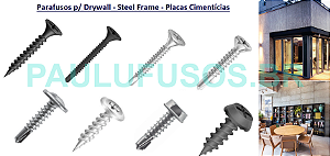 Parafusos p/ Drywall - Steel Frame - Placa Cimentícia