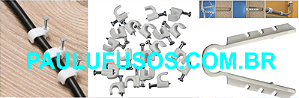 Fixa Fios em Paredes Maciças e Buchas p/ Fixar Fios em Drywall
