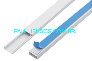 Canaleta 2mts com fita adesiva