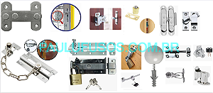 Trincos, Tranquetas, Targetas, Fechos e Batedores de Portas