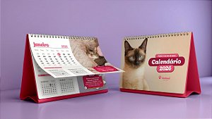 Calendário de Mesa 2026