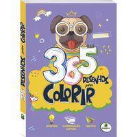 365 DESENHOS PARA COLORIR (ROXO) - LITTLE PEARL BOOKS
