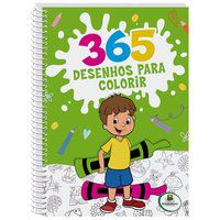 365 DESENHOS PARA COLORIR (VERDE/ESPIRAL) - PEGASUS/BJAIN