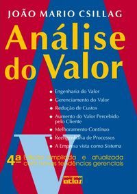 ANÁLISE DO VALOR - CSILLAG, JOÃO MÁRIO