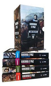 CAIXA ESPECIAL GUERRA E PAZ – 4 VOLUMES - TOLSTOI, LEON