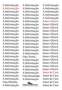 A INFORMAÇÃO - GLEICK, JAMES
