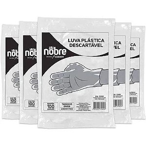 LUVA DESCATAVEL NOBRE C/100 UND