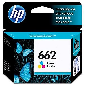 Cartucho Original Hp 662 Colorido Inkjet