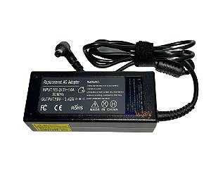 Fonte Carregador Para Notebook Positivo Cce Toshiba Asus Sti 19v 3.42a 5.5mm X 2.5mm