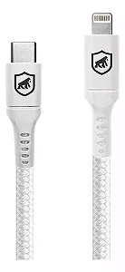 Cabo de Celular Survivor Usb-C Type-C para Lightning Branco GS-6512 Branco 1.5M Gshield