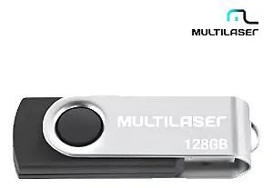 Pendrive 128gb Twist Preto PD591 Multilaser