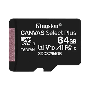 Cartao de Memoria Kingston Micro Sd 64GB Canvas Select Plus Classe 10