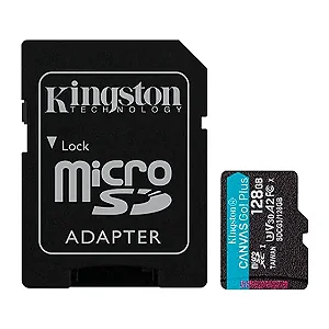 Cartão de Memoria Kingston 128gb Classe 10 Micro 170mb/s SDCG3/128GB