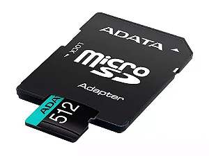Cartao de Memoria Adata 512gb Class 10 AUSDX512GUICL10A1-RA1 Adata