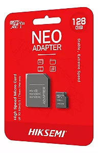 Cartao De Memoria 128Gb Cass 10 Hsi Micro HSTFC1128GADAPTER Hiksemi