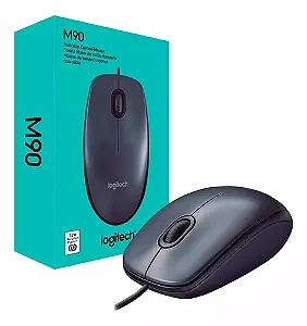 Mouse Usb Com Fio M90 Logitech