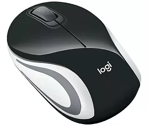 Mouse Usb Sem Fio Mini M187 Preto Logitech