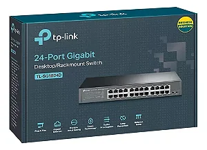 Switch 24 portas 10/100/1000mbps TL-SG1024D Tp-link