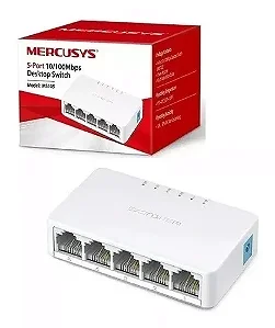 Switch 5 portas 10/100 Mbps MS105 Mercusys
